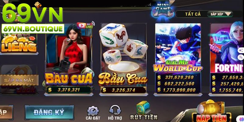 Nhiều sản phẩm hút khách khác của cổng game