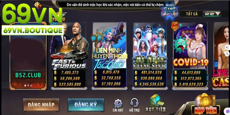 Slot game hấp dẫn mọi cược thủ tham gia